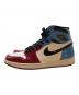 NIKE (ナイキ) エアジョーダン1フィアレス レッド×ブルー サイズ:28cm：18000円