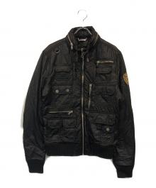 D&G DOLCE & GABBANA（ディーアンドジー ドルチェ＆ガッバーナ）の古着「中綿ジャケット」｜ブラック