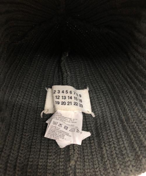 Maison Martin Margiela（メゾンマルタンマルジェラ）Maison Martin Margiela (メゾンマルタンマルジェラ) 4ステッチリブニットキャップ グレーの古着・服飾アイテム
