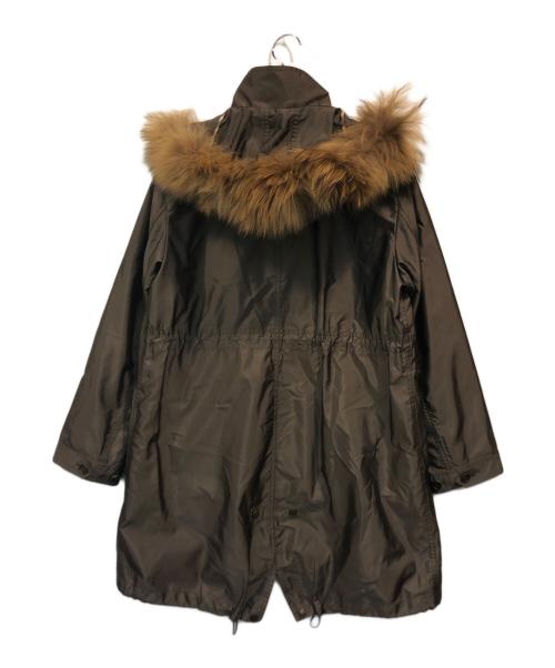 BURBERRY LONDON（バーバリーロンドン）BURBERRY LONDON (バーバリーロンドン) ノバチェックライナーモッズコート グレー サイズ:9号の古着・服飾アイテム