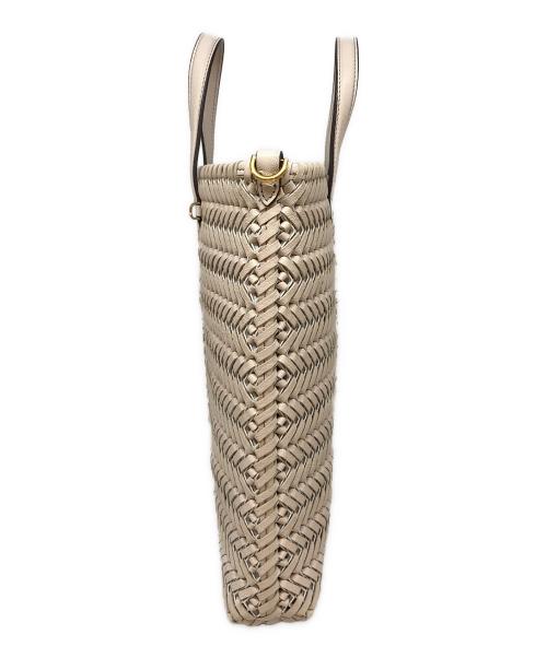 ANYA HINDMARCH（アニヤ・ハインドマーチ）ANYA HINDMARCH (アニヤハインドマーチ) The Neeson2WAYトートバッグ アイボリーの古着・服飾アイテム