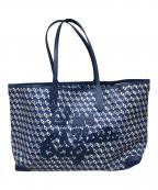 ANYA HINDMARCHアニヤ・ハインドマーチ）の古着「I am a Plastic Bag Tote」｜ブルー