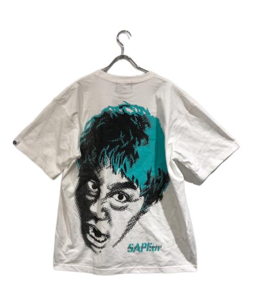SAPEur（サプール）SAPEur (サプール) MASATOSHI HAMADA (マサトシ ハマダ) Mintblue S/S Tee ホワイト サイズ:SIZE L 未使用品の古着・服飾アイテム