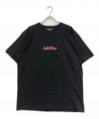 SAPEur×MASATOSHI HAMADAサプール×マサトシ ハマダ）の古着「Tシャツ」｜ブラック