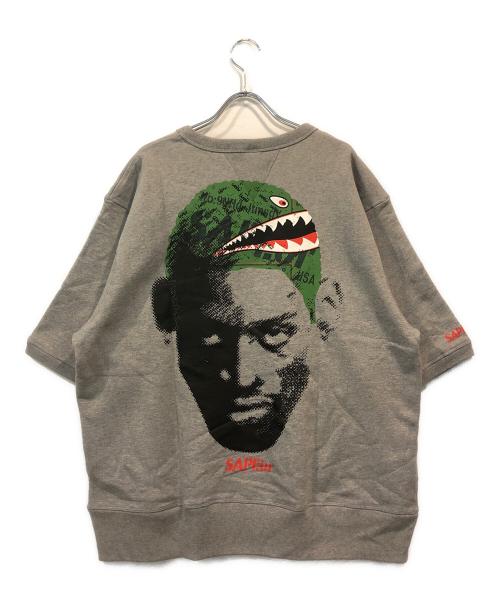 SAPEur（サプール）SAPEur (サプール) SHARKMOUTH S/S SWEAT グレー サイズ:L 未使用品の古着・服飾アイテム