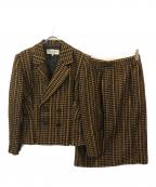 Christian Dior PRET-A-PORTERクリスチャンディオールプレタポルテ）の古着「オールドツイードセットアップ」｜ブラウン