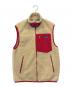 Patagonia（パタゴニア）の古着「レトロXフリースベスト」｜ベージュ×レッド