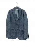 ARMANI COLLEZIONIアルマーニ コレツィオーニ）の古着「インディゴ染めアンコンジャケット」｜インディゴ