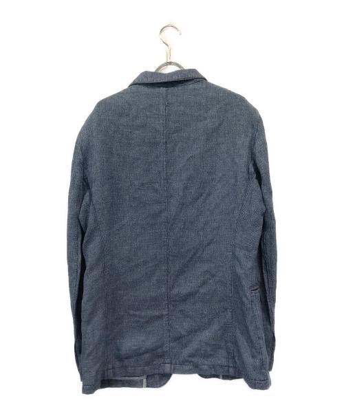 ARMANI COLLEZIONI（アルマーニ コレツィオーニ）ARMANI COLLEZIONI (アルマーニ コレツィオーニ) インディゴ染めアンコンジャケット インディゴ サイズ:SIZE 40の古着・服飾アイテム