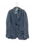 ARMANI COLLEZIONI（アルマーニ コレツィオーニ）の古着「インディゴ染めアンコンジャケット」｜インディゴ