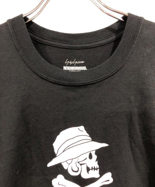Yohji Yamamoto pour homme（ヨウジヤマモト プールオム）Yohji Yamamoto pour homme (ヨウジヤマモト プールオム) NEIGHBORHOOD (ネイバーフッド) 23SS コラボプリントTシャツ ブラック サイズ:SIZE Lの古着・服飾アイテム