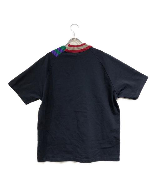 kolor/BEACON（カラービーコン）kolor/BEACON (カラービーコン) ハード天竺Tシャツ ネイビー サイズ:SIZE 2の古着・服飾アイテム