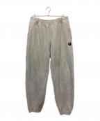 stussyステューシー）の古着「8ボール刺繍スウェットパンツ」｜グレー
