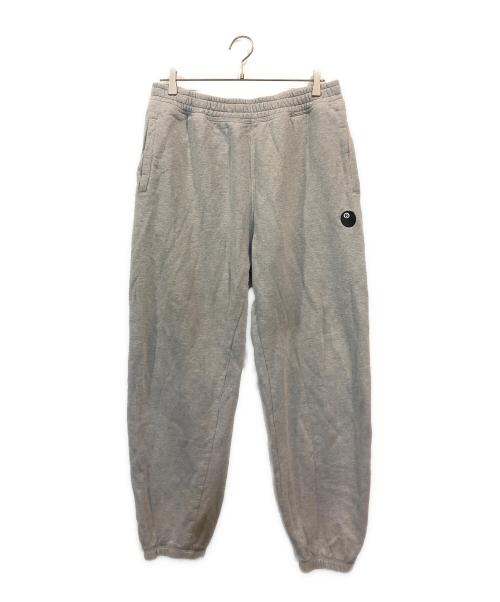 stussy（ステューシー）stussy (ステューシー) 8ボール刺繍スウェットパンツ グレー サイズ:Lの古着・服飾アイテム