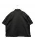 carorie (カロリイ) ポンチ襟付きポロ半袖 ブラック サイズ:L：10000円