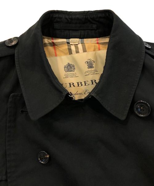 BURBERRY LONDON（バーバリーロンドン）BURBERRY LONDON (バーバリーロンドン) 裏地ノバチェックトレンチコート ブラック サイズ:Mの古着・服飾アイテム