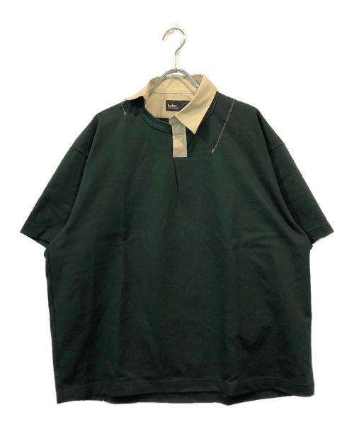 kolor/BEACON（カラービーコン）kolor/BEACON (カラービーコン) カラー切替Tシャツ グリーン サイズ:SIZE 1の古着・服飾アイテム