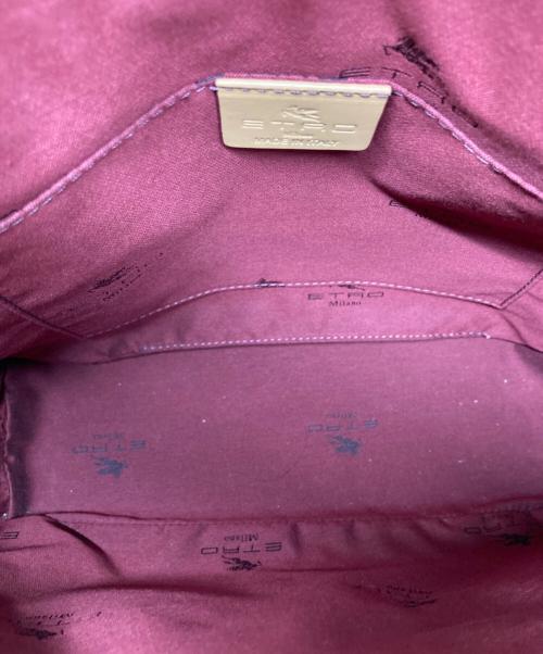 ETRO（エトロ）ETRO (エトロ) ポーチ付きトートバッグ ブラウンの古着・服飾アイテム