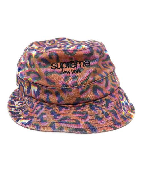 SUPREME（シュプリーム）Supreme (シュプリーム) Classic Logo Crusher Leopard ピンク サイズ:-の古着・服飾アイテム