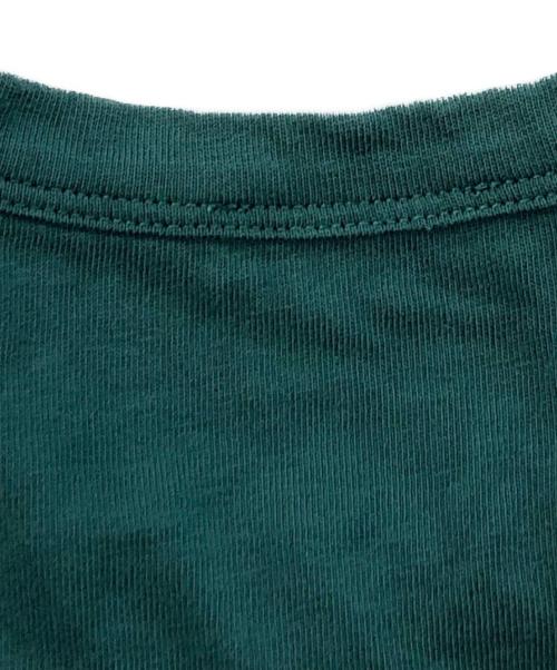 MONCLER（モンクレール）MONCLER (モンクレール) ロゴプリントTシャツ グリーン サイズ:Sの古着・服飾アイテム