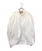GUCCIグッチ）の古着「ボウタイシャツ」｜ホワイト