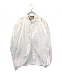 GUCCI（グッチ）の古着「ボウタイシャツ」｜ホワイト