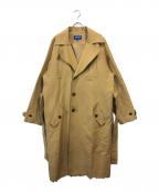 ADER errorアーダーエラー）の古着「カットオフトレンチコート」｜ベージュ
