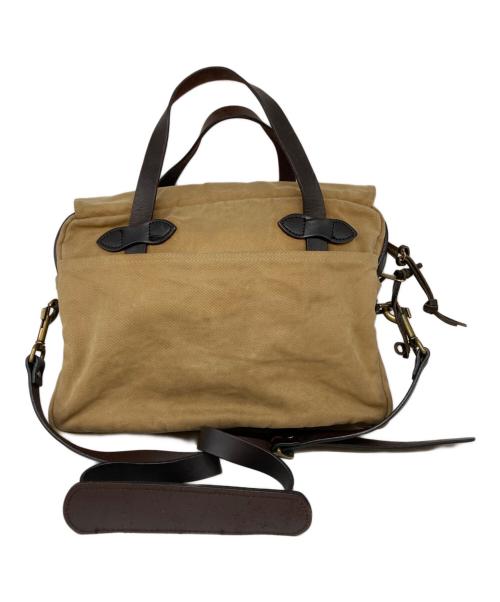 FILSON（フィルソン）FILSON (フィルソン) ラギッドツイル オリジナルブリーフケース ベージュ×ブラウンの古着・服飾アイテム