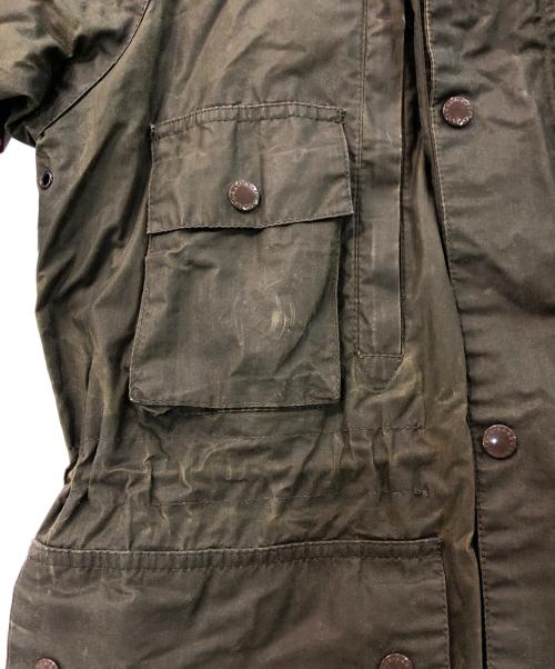 Barbour（バブアー）Barbour (バブアー) Engineered Garments (エンジニアードガーメンツ) コラボオイルドジップパーカ オリーブ サイズ:XSの古着・服飾アイテム