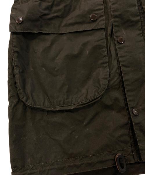 Barbour（バブアー）Barbour (バブアー) Engineered Garments (エンジニアードガーメンツ) コラボオイルドジップパーカ オリーブ サイズ:XSの古着・服飾アイテム