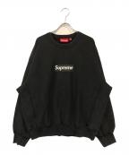 SUPREMEシュプリーム）の古着「Washed Box Logo Crewneck」｜ブラック