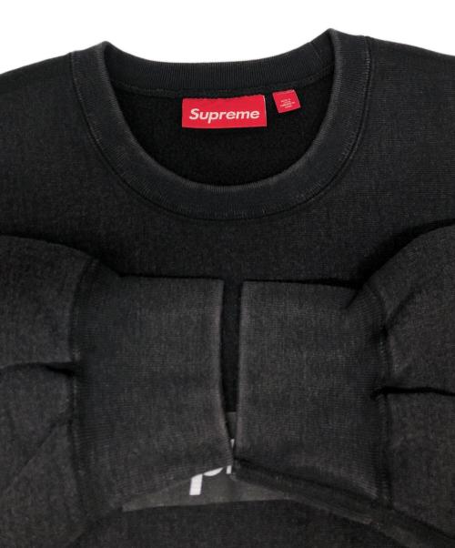 SUPREME（シュプリーム）Supreme (シュプリーム) Washed Box Logo Crewneck ブラック サイズ:Lの古着・服飾アイテム