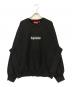 Supreme（シュプリーム）の古着「Washed Box Logo Crewneck」｜ブラック