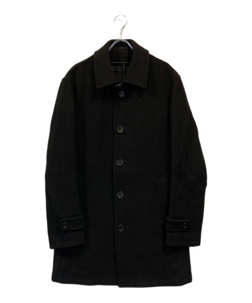 BURBERRY BLACK LABEL（バーバリーブラックレーベル）BURBERRY BLACK LABEL (バーバリーブラックレーベル) ウールコート ブラック サイズ:SIZE LLの古着・服飾アイテム