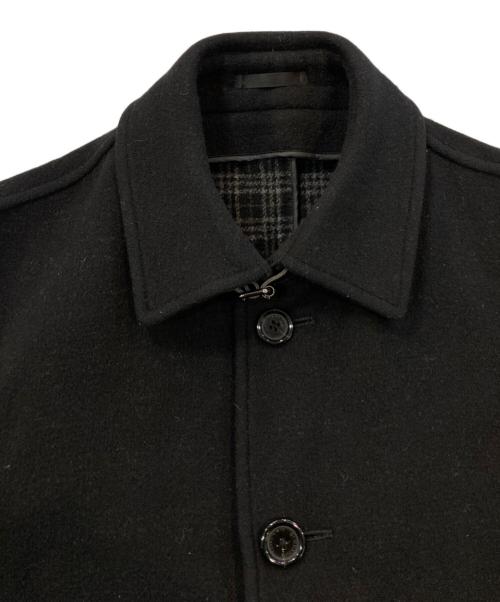 BURBERRY BLACK LABEL（バーバリーブラックレーベル）BURBERRY BLACK LABEL (バーバリーブラックレーベル) ウールコート ブラック サイズ:SIZE LLの古着・服飾アイテム