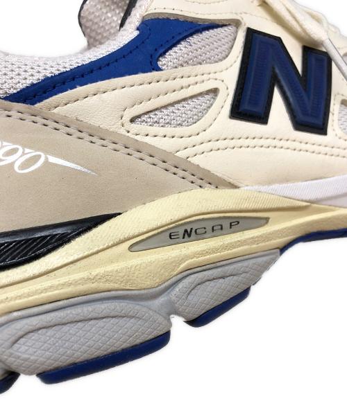 NEW BALANCE（ニューバランス）NEW BALANCE (ニューバランス) U990WB3 ホワイト×ブルー サイズ:28.5の古着・服飾アイテム