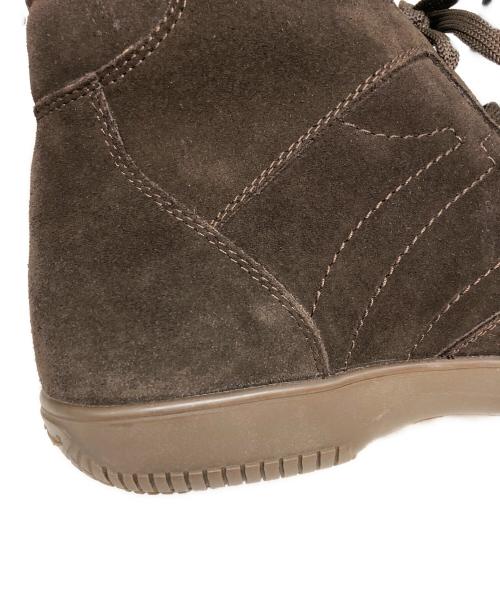 Salvatore Ferragamo（サルヴァトーレ フェラガモ）Salvatore Ferragamo (サルヴァトーレ フェラガモ) DESTINOスウェードハイカットシューズ ブラウン サイズ:SIZE7の古着・服飾アイテム