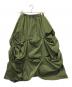 ENFOLD（エンフォルド）の古着「TUCK Circle SKIRT」｜グリーン