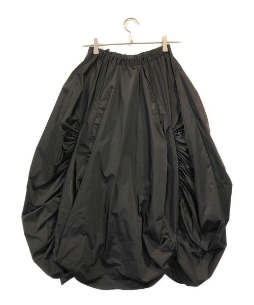 ENFOLD（エンフォルド）ENFOLD (エンフォルド) GATHER O SKIRT ブラック サイズ:SIZE 36の古着・服飾アイテム