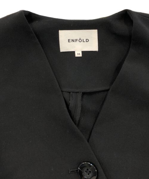 ENFOLD（エンフォルド）ENFOLD (エンフォルド) VASE JACKET ブラック サイズ:SIZE 36の古着・服飾アイテム