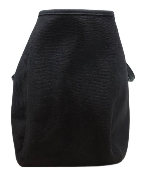 Rags McGREGOR（ラグスマックレガー）Rags McGREGOR (ラグスマックレガー) PORTER (ポーター) レザーハンドルトートバッグ ブラックの古着・服飾アイテム