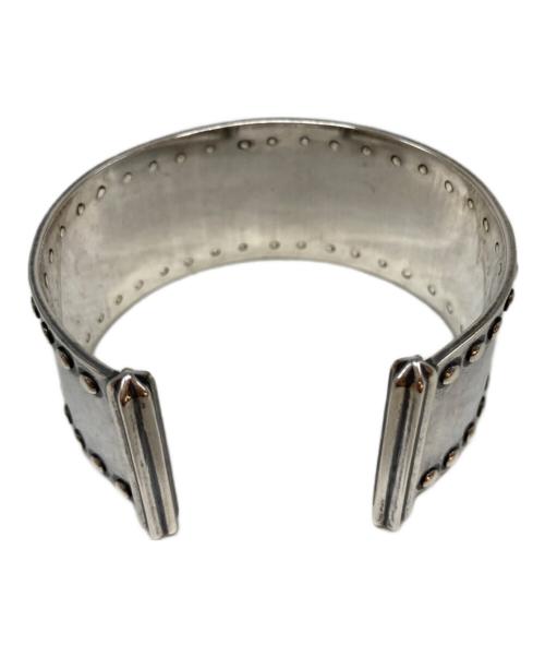 Rags McGREGOR（ラグスマックレガー）Rags McGREGOR (ラグスマックレガー) END (エンド) スタッズデザインシルバーバングル シルバーの古着・服飾アイテム