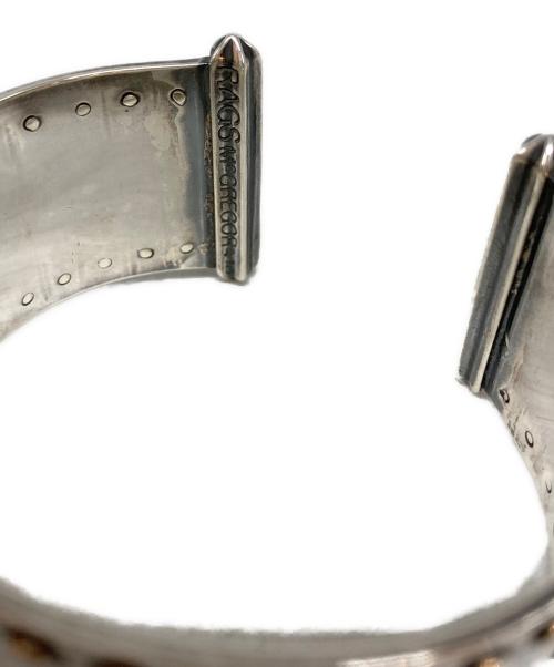 Rags McGREGOR（ラグスマックレガー）Rags McGREGOR (ラグスマックレガー) END (エンド) スタッズデザインシルバーバングル シルバーの古着・服飾アイテム