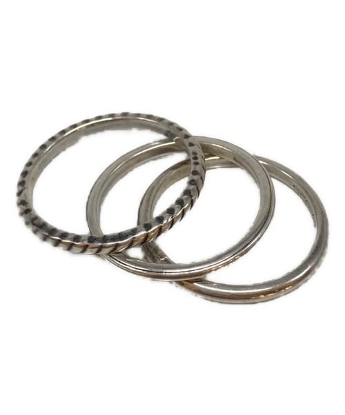 Rags McGREGOR（ラグスマックレガー）Rags McGREGOR (ラグスマックレガー) 3連シルバーリング シルバー サイズ:16号の古着・服飾アイテム