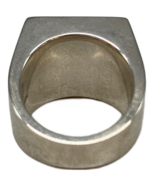 Rags McGREGOR（ラグスマックレガー）Rags McGREGOR (ラグスマックレガー) スクエアシルバーオニキスリング シルバー×ブラック サイズ:13号の古着・服飾アイテム