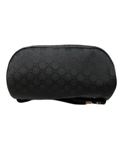 GUCCI（グッチ）GUCCI (グッチ) GGナイロンウエストバッグ ブラックの古着・服飾アイテム