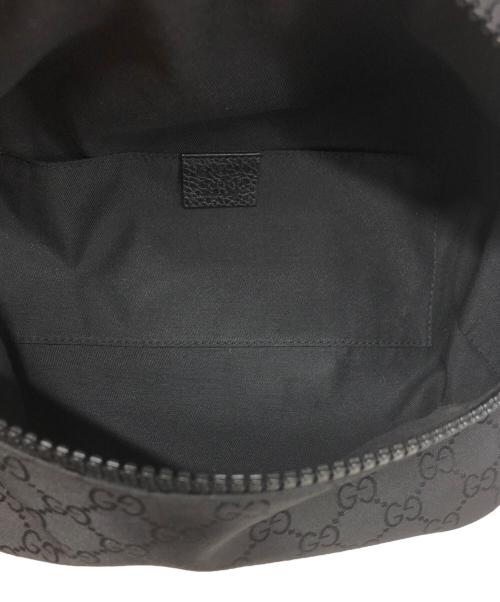 GUCCI（グッチ）GUCCI (グッチ) GGナイロンウエストバッグ ブラックの古着・服飾アイテム