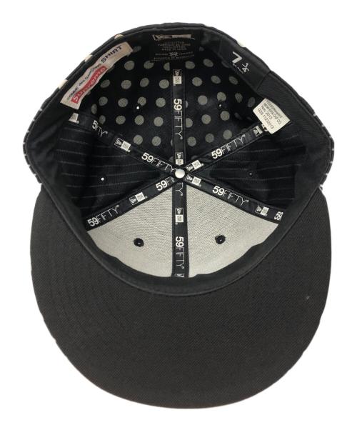 SUPREME（シュプリーム）Supreme (シュプリーム) COMME des GARCONS SHIRT (コムデギャルソンシャツ) New Era (ニューエラ) トリプルネームキャップ ネイビー サイズ:57.7㎝の古着・服飾アイテム