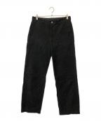 TATTOO YAMADA STUDIOタトゥースタジオヤマダ）の古着「TSY HORIZONTAL CORDUROY PANTS」｜ブラック