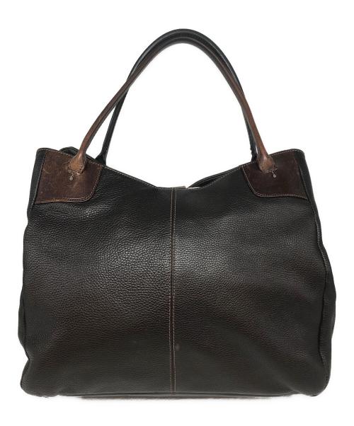 Daniel&Bob（ダニエル＆ボブ）Daniel&Bob (ダニエル＆ボブ) レザートートバッグ ブラウンの古着・服飾アイテム